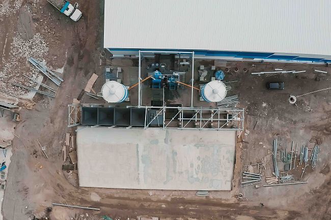 Бетонный завод SmartBeton 60 S под вибропресс QUNFENG QS 1500/HESS GROUP Multimat RH 1000