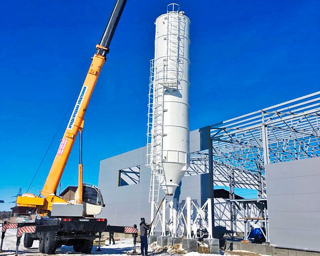 Бетонный завод SmartBeton 15 S под вибропресс QUNFENG QF 400